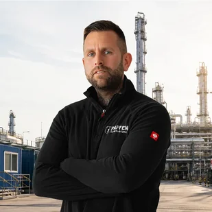 Timo Paffen, Geschäftsführer der Paffen Wach- und Sicherheitsdienst GmbH